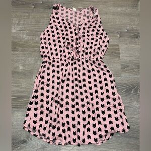 Cute Pink Dress with Black Cats purfect for a Cat Lady